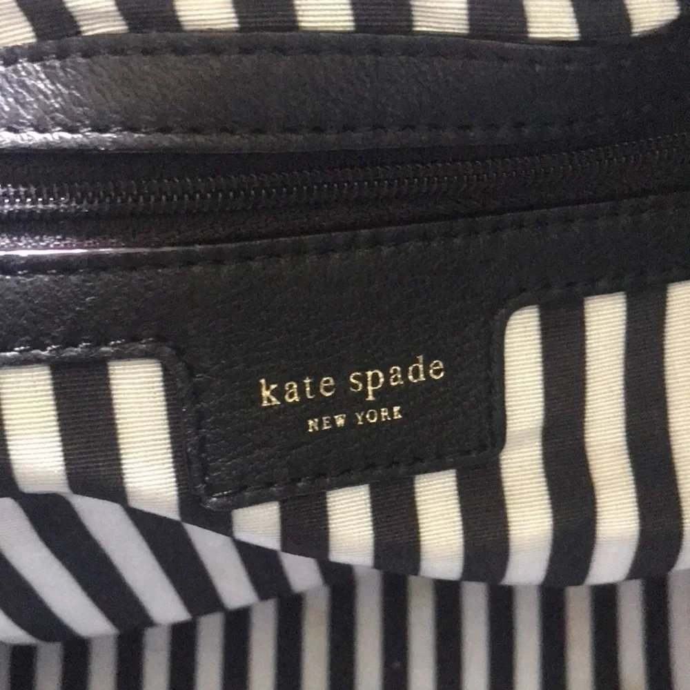 kate spade Westbury opus pebbled black leather satchel